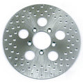 Brake rotor stainless drilled, 10" Item No: 514705