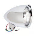 Smoothie 5-3/4" headlamp with peak visor. Chrome Item No: 900953