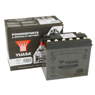 Yuasa Yumicron 12V blybatteri YB16-B, 19 Ah