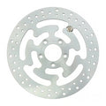 Brake rotor rear, drilled. Zinc plated steel Item No: 901137