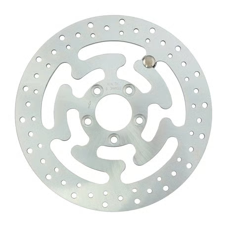 Brake rotor rear, drilled. Zinc plated steel Item No: 901137