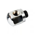 Rocker box oil gauge fitting. Chrome Item No: 901175