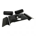 Fork panel kit 5-piece. Ribbed. Gloss black Item No: 901278