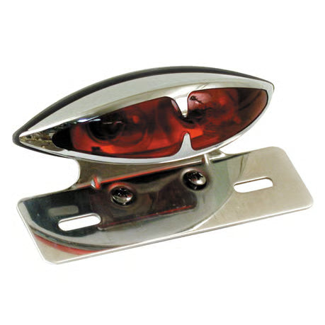 L.A. taillight kit. Dual bulb. license plate bracket. Chrome Item No: 901843