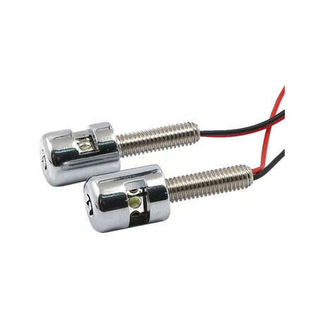 License plate light, LED. Chrome Item No: 901937