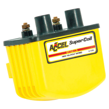 Accel Single Fire Super Coil, gul, 12 V / 3 Ohm