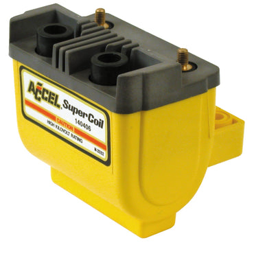 Accel HEI Super-tændspole, gul, 12 V / 4,7 ohm