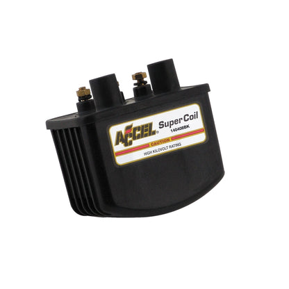 Accel Single Fire Super Coil, sort, 12 V / 3 Ohm