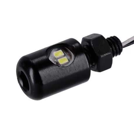 License plate light, LED. Black Item No: 903393