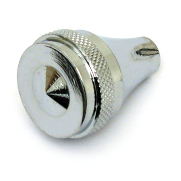MCS chokerknop i forkromet aluminium