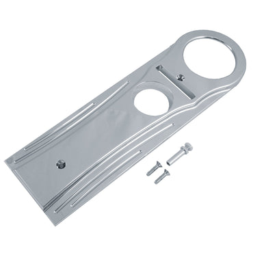MCS dashpanel til Road King – krom, billet-aluminium