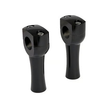 Dighton 4" Domed Styr Risers – Sort