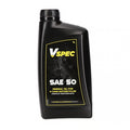 Vspec, SAE 50 (Mineral) motor oil. 1 liter bottle. Item No: 904501