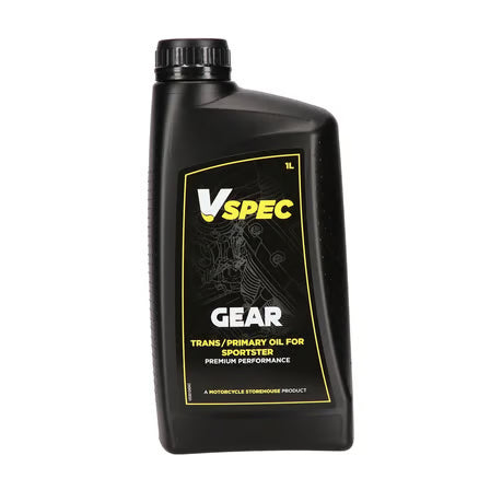 Vspec, XL Sportster primary/transmission oil. 1 liter bottle Item No: 904508