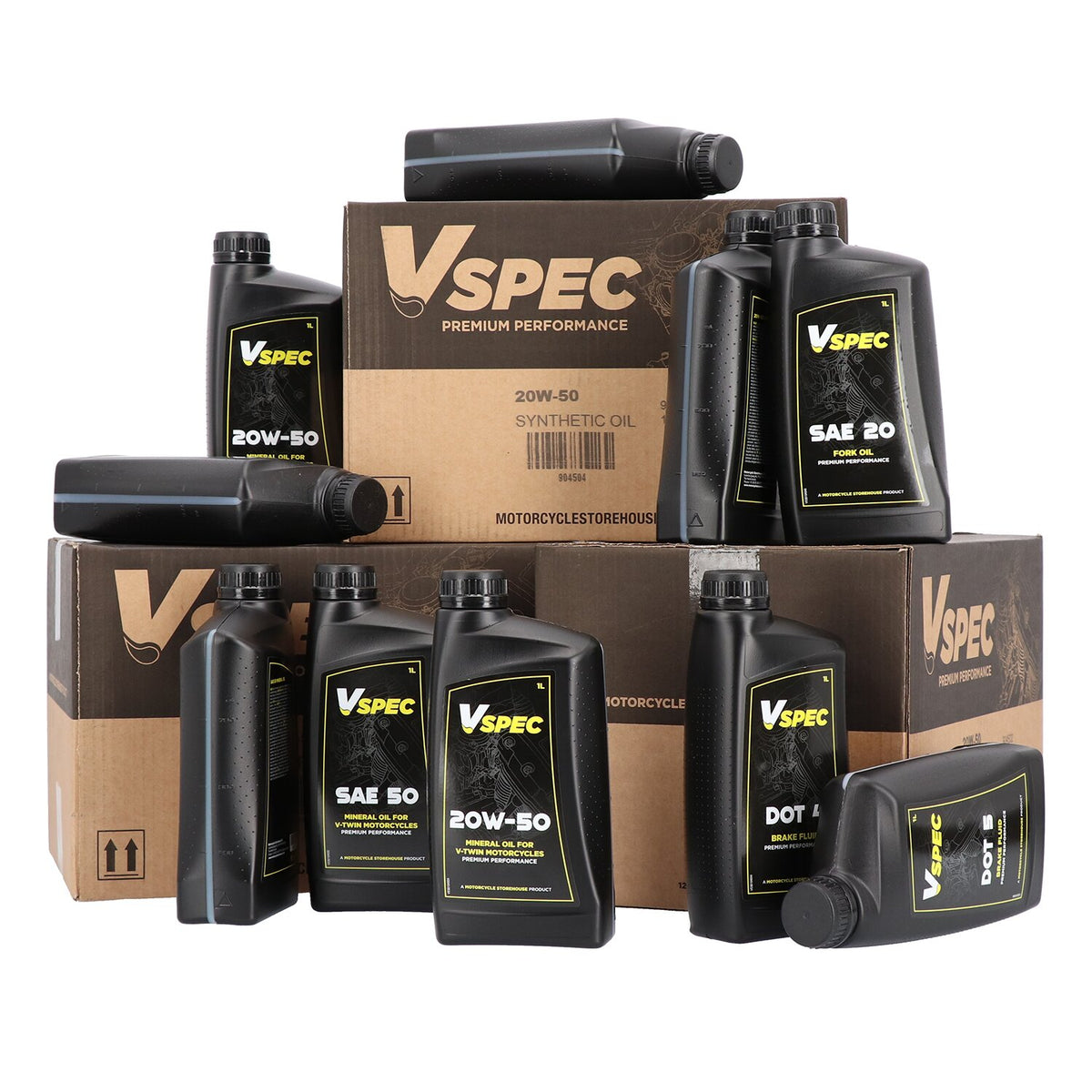 Vspec DOT 5 silikonebremsevæske – 1 liter