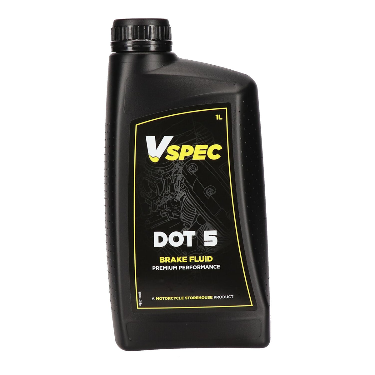 Vspec DOT 5 silikonebremsevæske – 1 liter