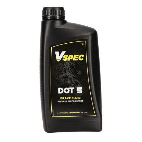 Vspec, Brake fluid DOT 5 Silicone. 1 liter. Item No: 904509