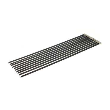 MCS udstødningsstrips i sort rustfrit stål, 14,25″