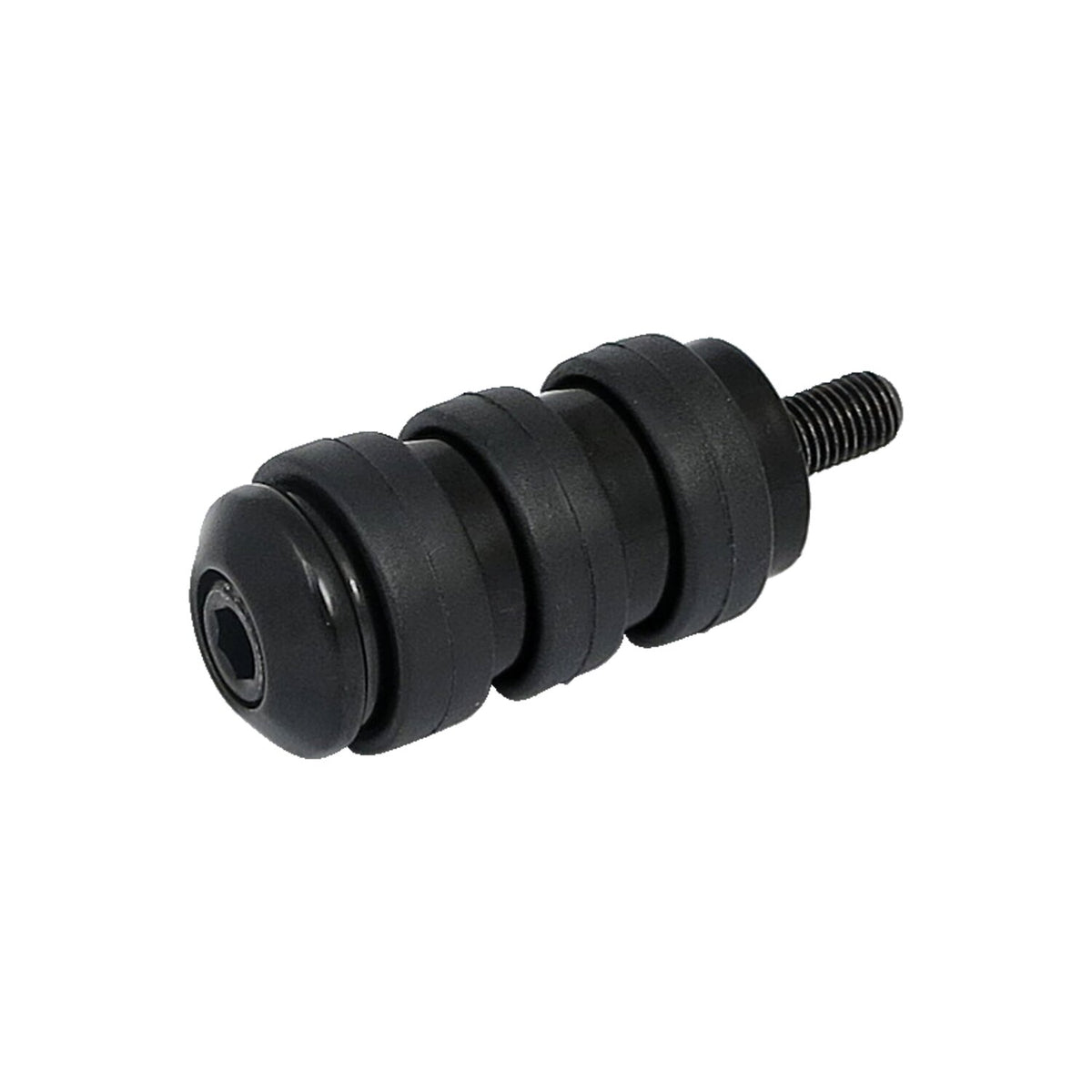 MCS Comfort gear-/bremsepedalpeg, sort