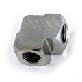 Oil gauge fitting 90° 1/8 NPT to 1/8" NPT. Chrome Item No: 905370