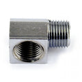 Oil fitting adapter, 90 degree. Chrome Item No: 905375