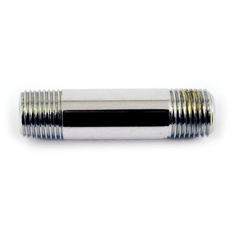 Oil gauge fitting, 1-1/2" extension pipe, 1/8" NPT . Chrome Item No: 905390
