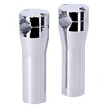 Early style risers. 5" rise. Chrome Item No: 905785