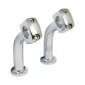Domed Pullback riser set. 5" rise. Chrome Item No: 905845