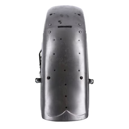 Vintage Bagskærm til Harley-Davidson Rigid Big Twin (1936-1954) – Hængslet OEM-stil i Råt Stål