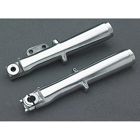 FL lower fork leg set, single disc. Polished Item No: 908884