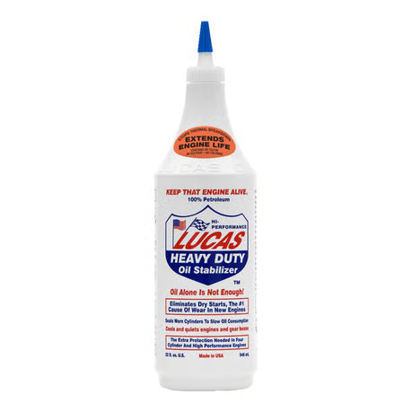 Lucas, heavy duty oil stabilizer. Mineral, 1 Quart Item No: 910407