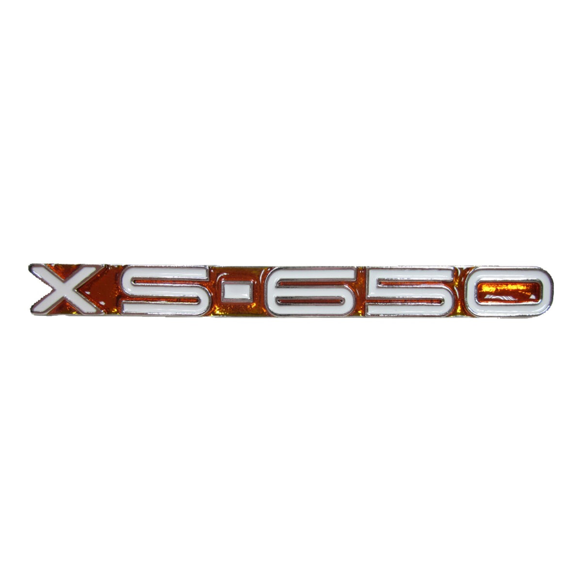 Yamaha emblem til sidedæksel, ravfarvet