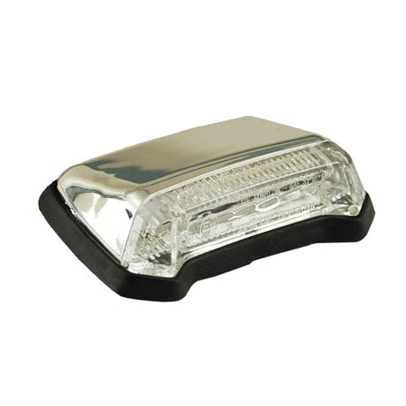 Nitro, mini fender LED taillight. Chrome. Clear lens Item No: 913662