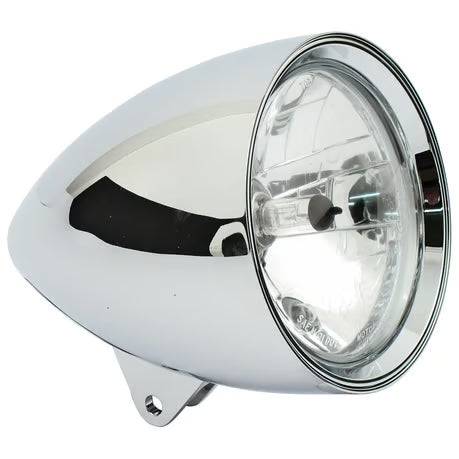 Classic I 5-3/4" headlamp. no visor. Chrome Item No: 913978