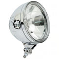 Skyline, 5-3/4" H4 headlamp. bottom mount. Chrome Item No: 913992