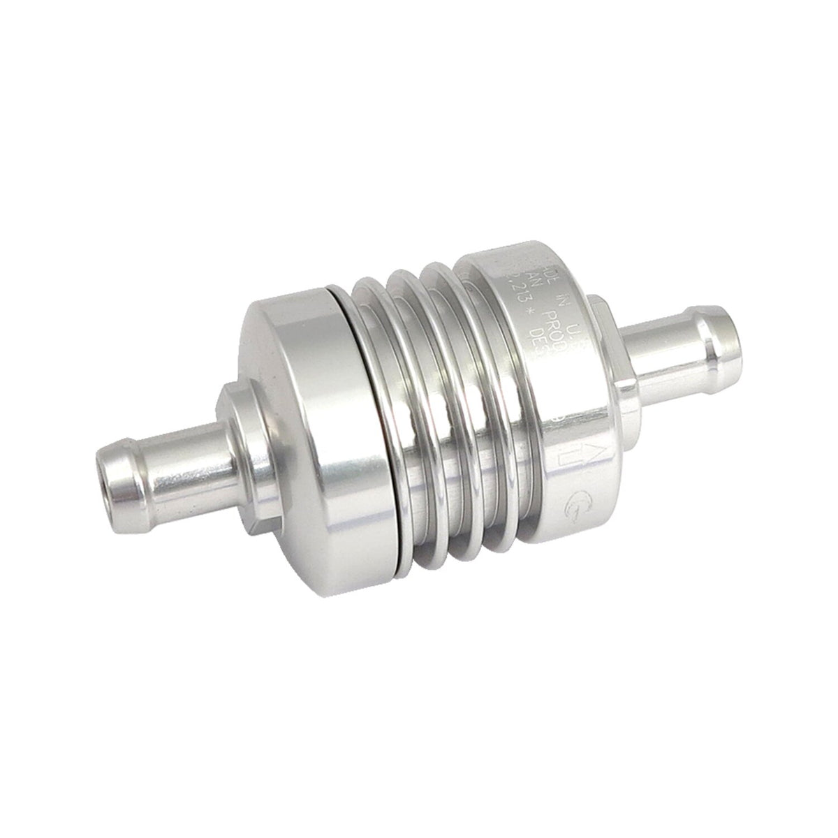 Golan mini-brændstoffilter 3/8" (10 mm), klar anodiseret