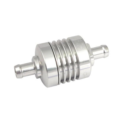 Golan mini-brændstoffilter 3/8" (10 mm), klar anodiseret