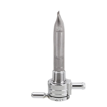 Golan Click-Slick brændstofhane 3/8 NPT, krom