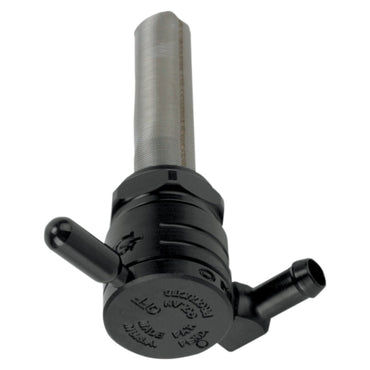 Golan Click-Slick brændstofhane 22 mm med møtrik, sort