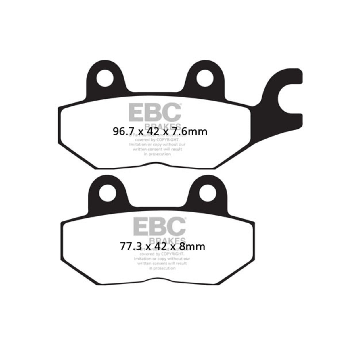 EBC V-Pads semi-sintrede bremseklodser