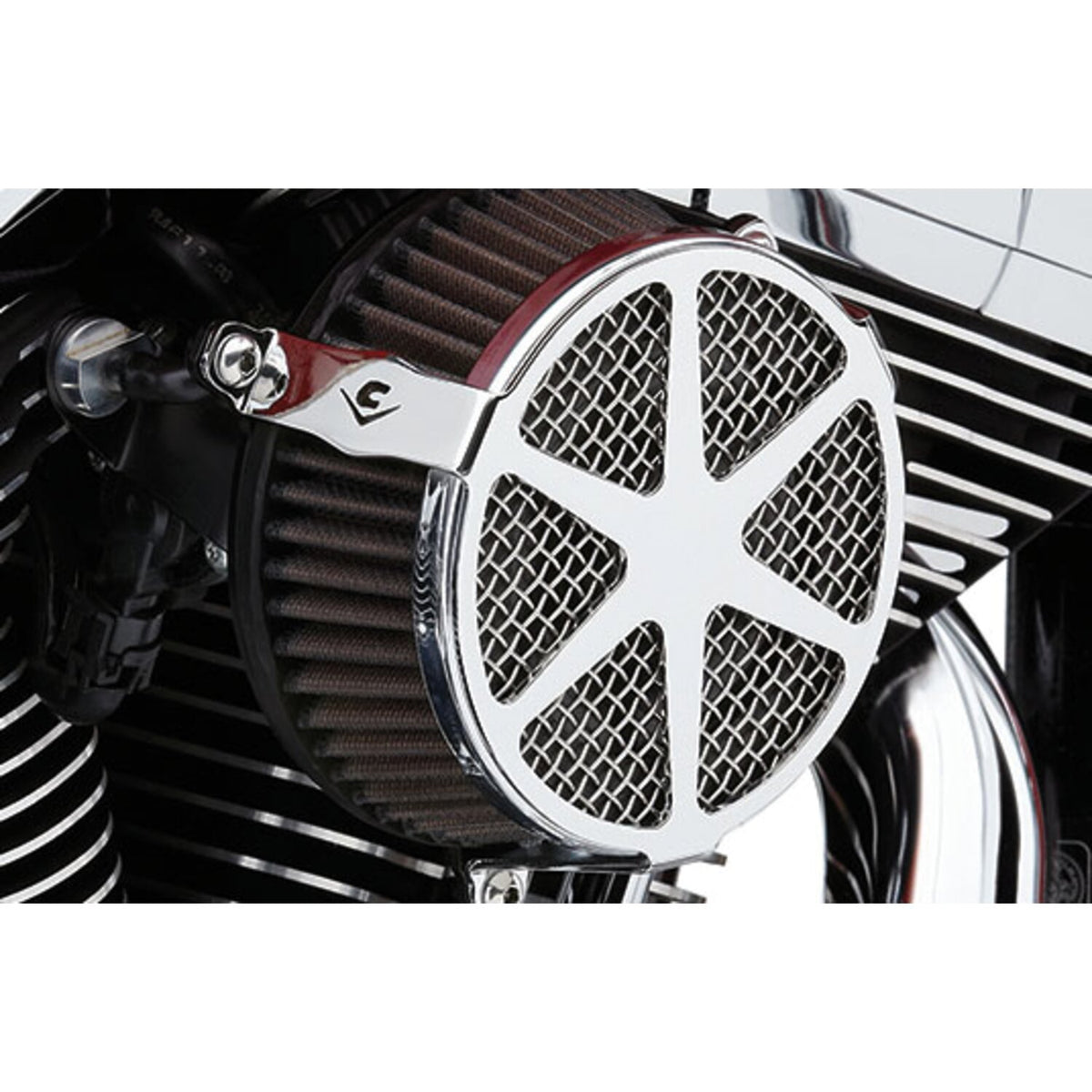 Cobra Naked luftfilterkit – Spoke, krom
