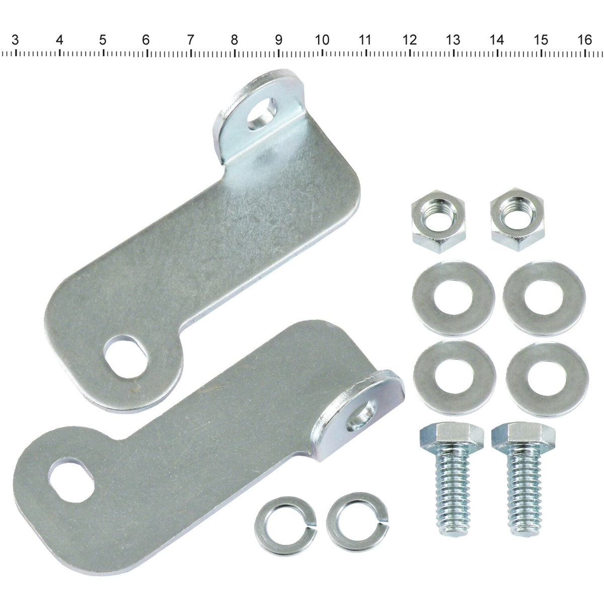MCS luftfilteradaptere, krom – 2 stk.