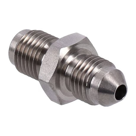 Goodridge brake line adapter 3/8"-24 inverted flare SS Item No: 920786