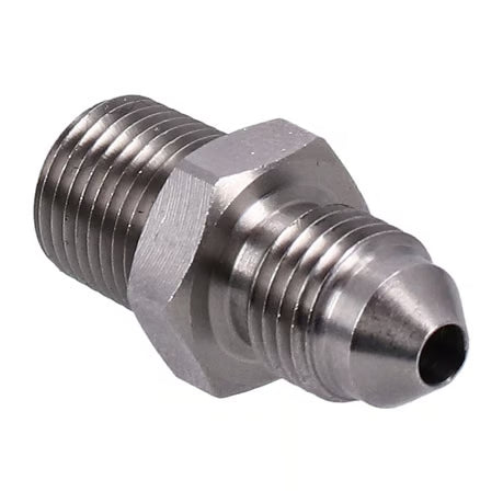 Goodridge adapter fitting, high polished stainless steel Item No: 920788