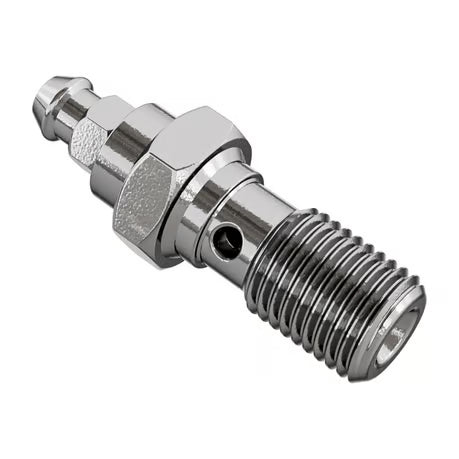 Goodridge, M10 x 1.00 banjo bolt w/bleed nipple. Stainless Item No: 920869