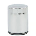 MCS, spin-on oil filter, for M8. Chrome Item No: 920966