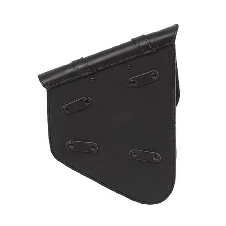 MCS, full leather swing arm bag left, 9 liter. Black Item No: 923324