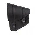 MCS, full leather swing arm bag left, 9 liter. Black Item No: 923324