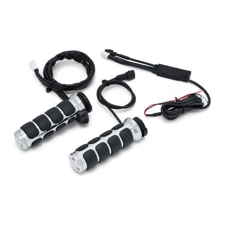 Kuryakyn, Heated ISO grips. Chrome Item No: 923618