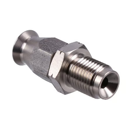 Goodridge, direct connect m10-1.00. High polished SS Item No: 923819